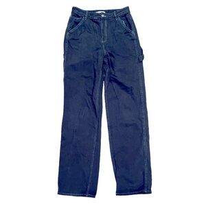 Pacsun 90s boyfriend dark green carpenter jeans